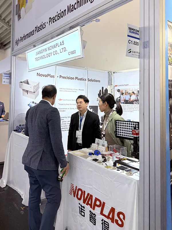 NOVAPLAS Showcases at SEMICON Europa 2025, Engaging with Global Partners Together with Mitsubishi MCAM12